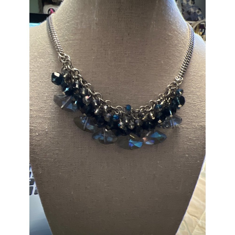 Kenneth Cole Blue Beaded Necklace # KC39